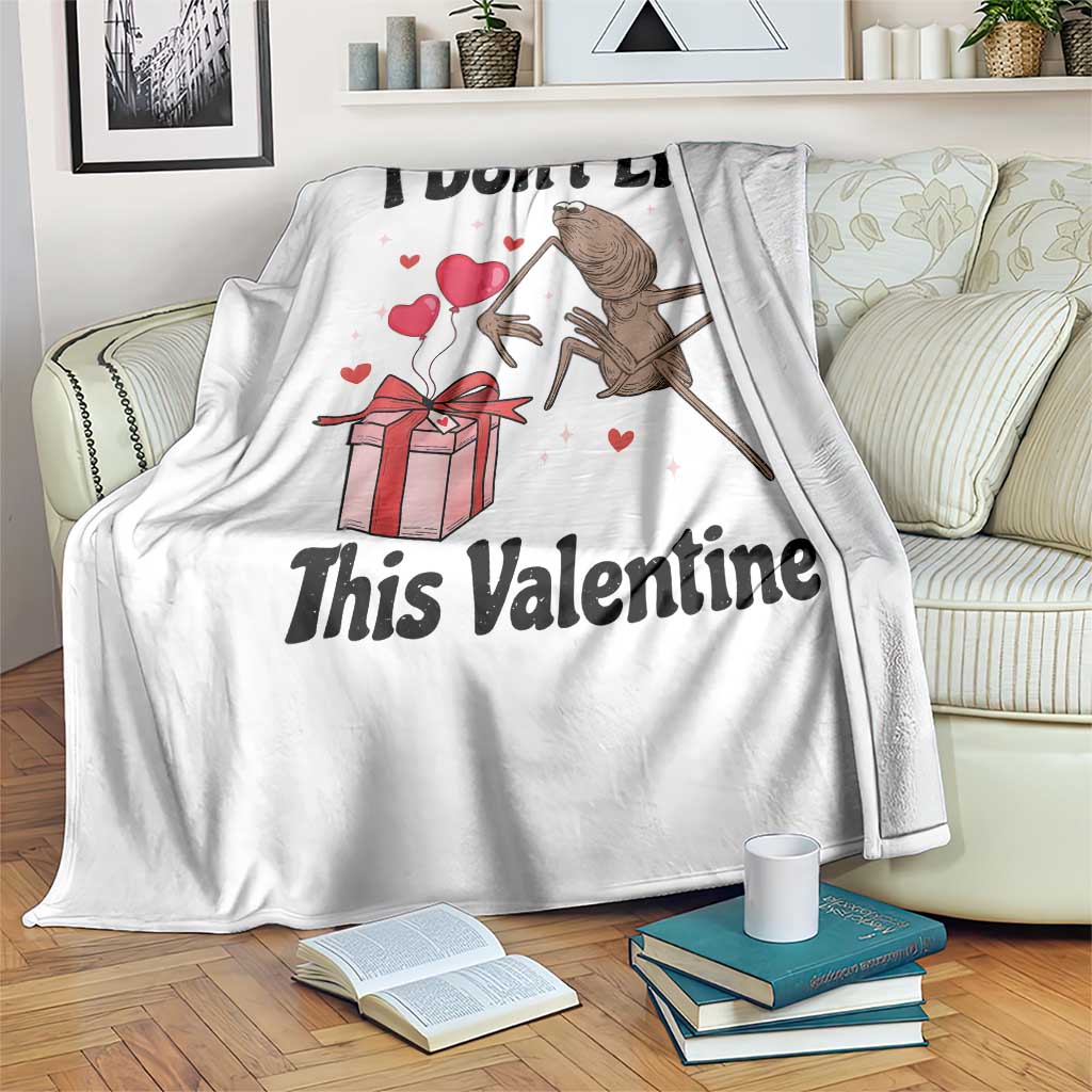 Marcus The Worm Meme Throw Blanket I Do Not Like This Valentine - Wonder Print Shop