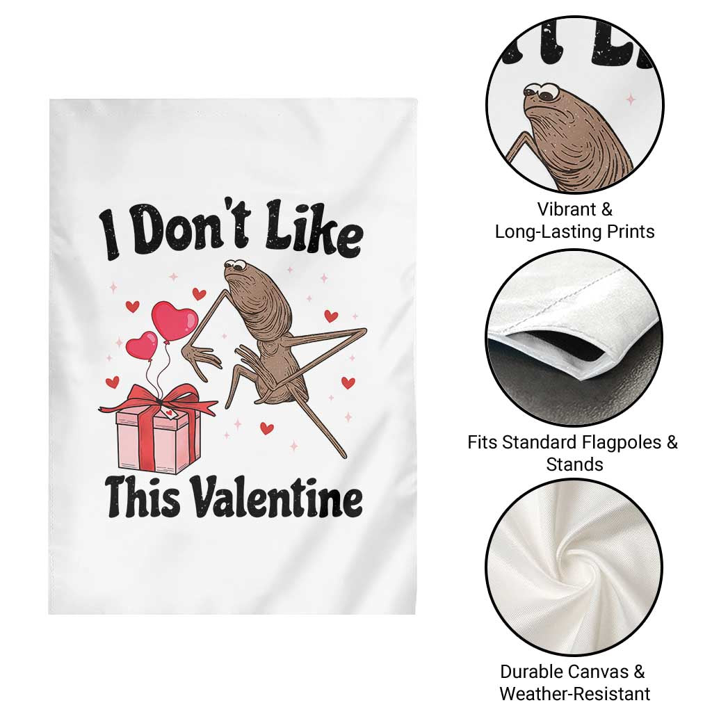 Marcus The Worm Meme Garden Flag I Do Not Like This Valentine - Wonder Print Shop