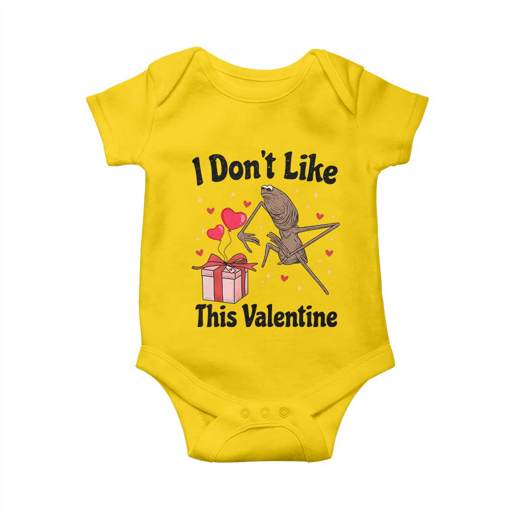 Marcus The Worm Meme Baby Onesie I Do Not Like This Valentine - Wonder Print Shop