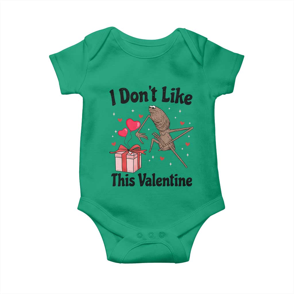 Marcus The Worm Meme Baby Onesie I Do Not Like This Valentine - Wonder Print Shop