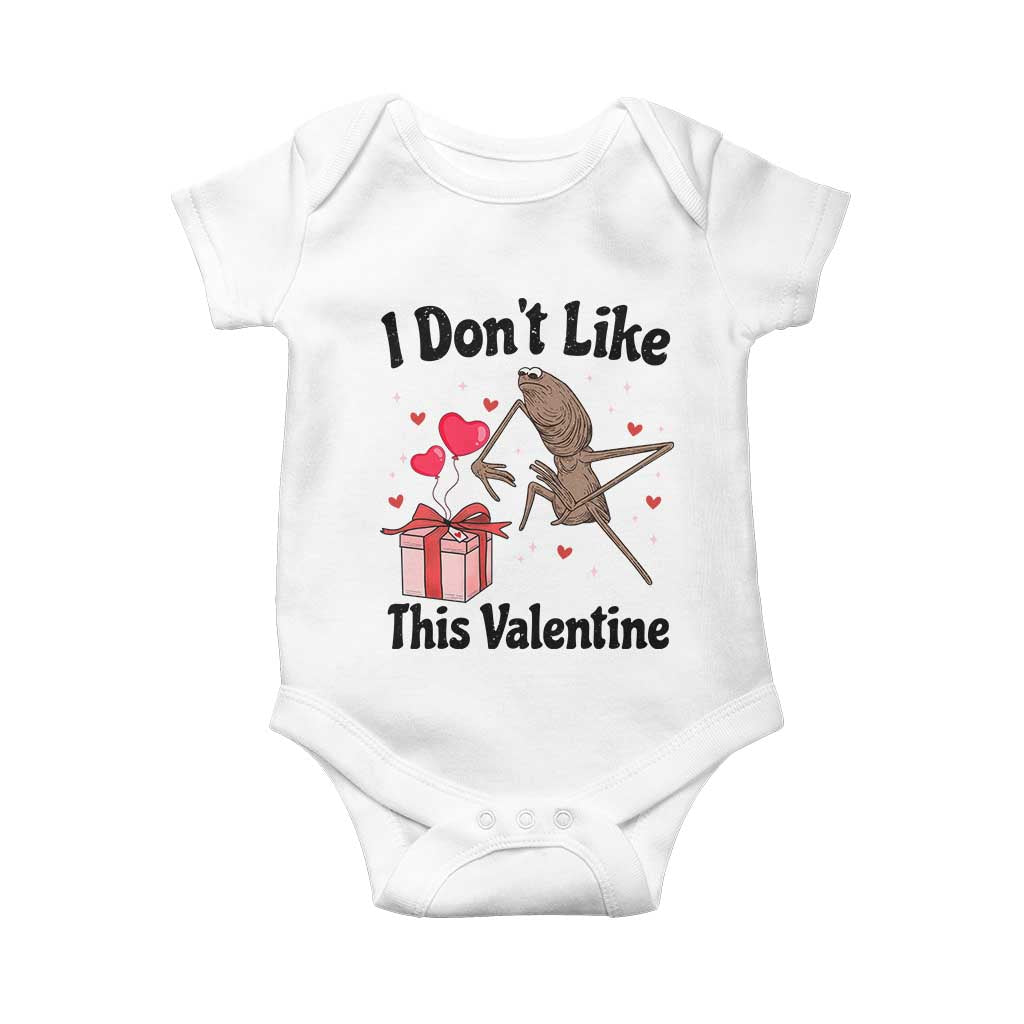 Marcus The Worm Meme Baby Onesie I Do Not Like This Valentine - Wonder Print Shop