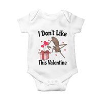 Marcus The Worm Meme Baby Onesie I Do Not Like This Valentine - Wonder Print Shop