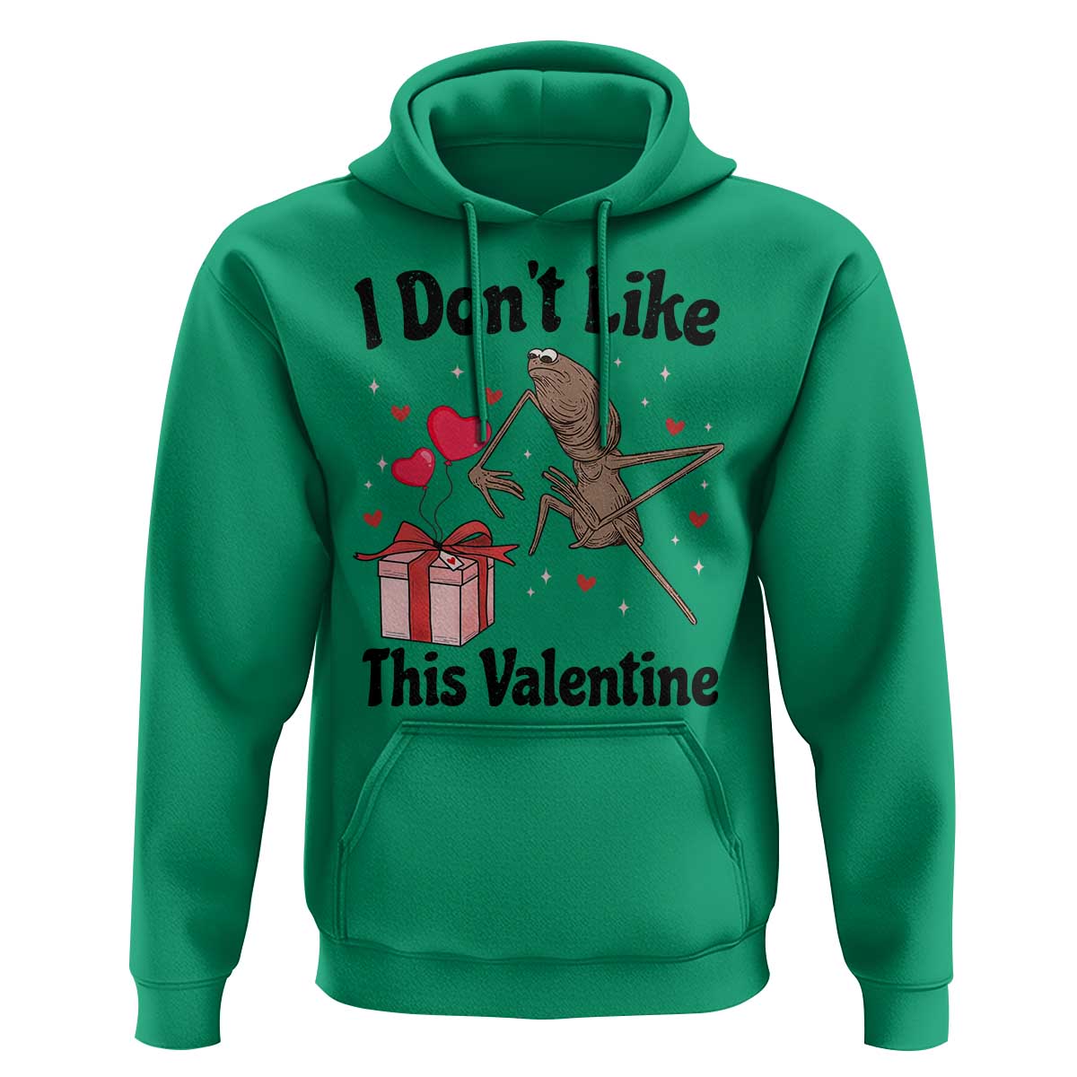 Marcus The Worm Meme Hoodie I Do Not Like This Valentine - Wonder Print Shop