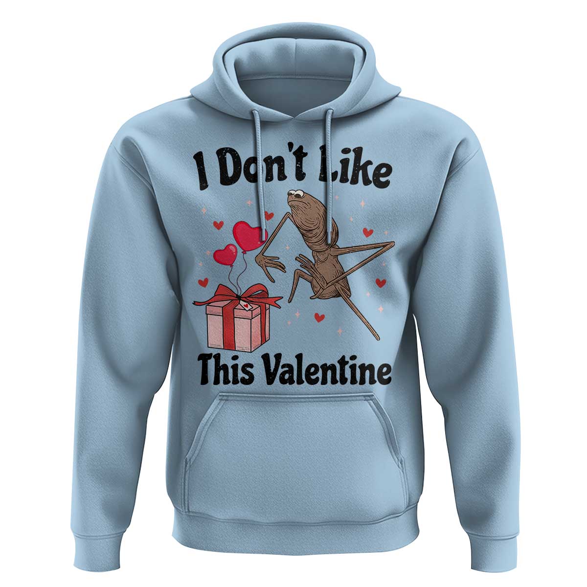 Marcus The Worm Meme Hoodie I Do Not Like This Valentine - Wonder Print Shop