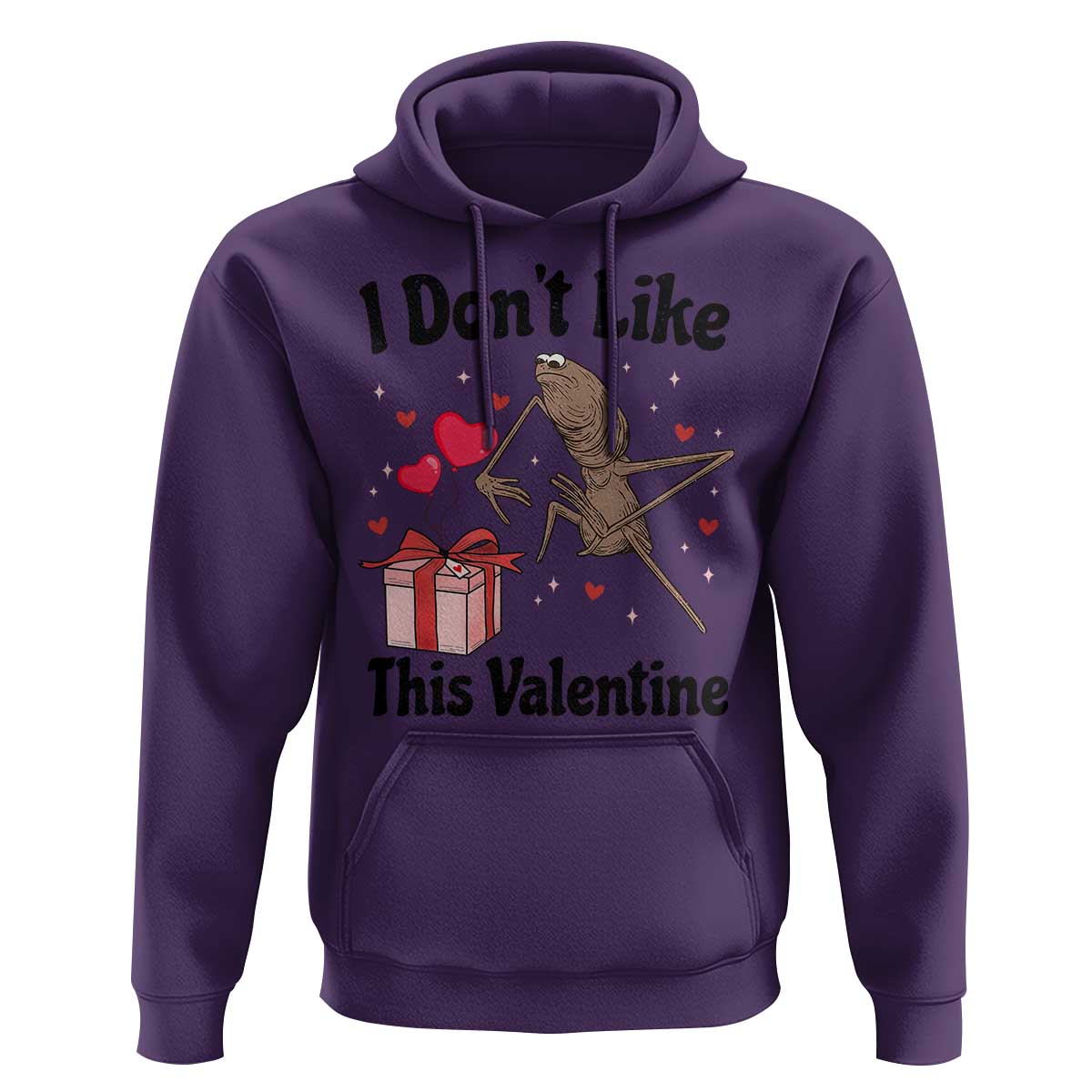 Marcus The Worm Meme Hoodie I Do Not Like This Valentine - Wonder Print Shop