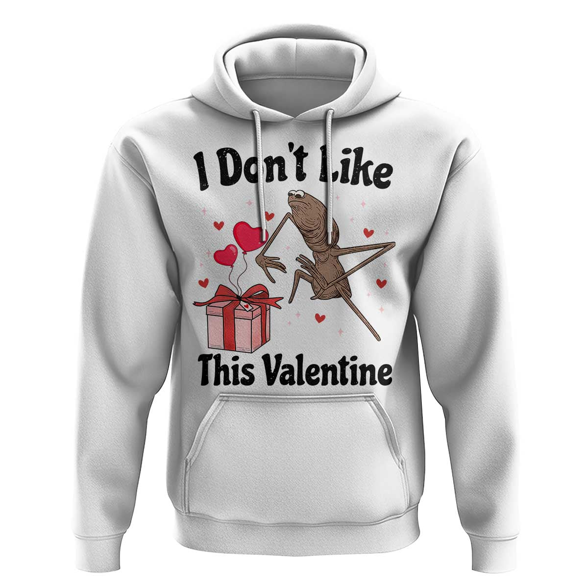 Marcus The Worm Meme Hoodie I Do Not Like This Valentine - Wonder Print Shop