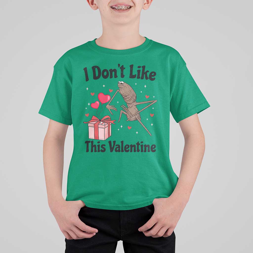 Marcus The Worm Meme T Shirt For Kid I Do Not Like This Valentine - Wonder Print Shop