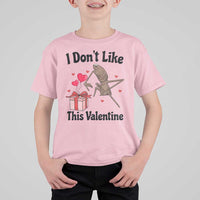 Marcus The Worm Meme T Shirt For Kid I Do Not Like This Valentine - Wonder Print Shop