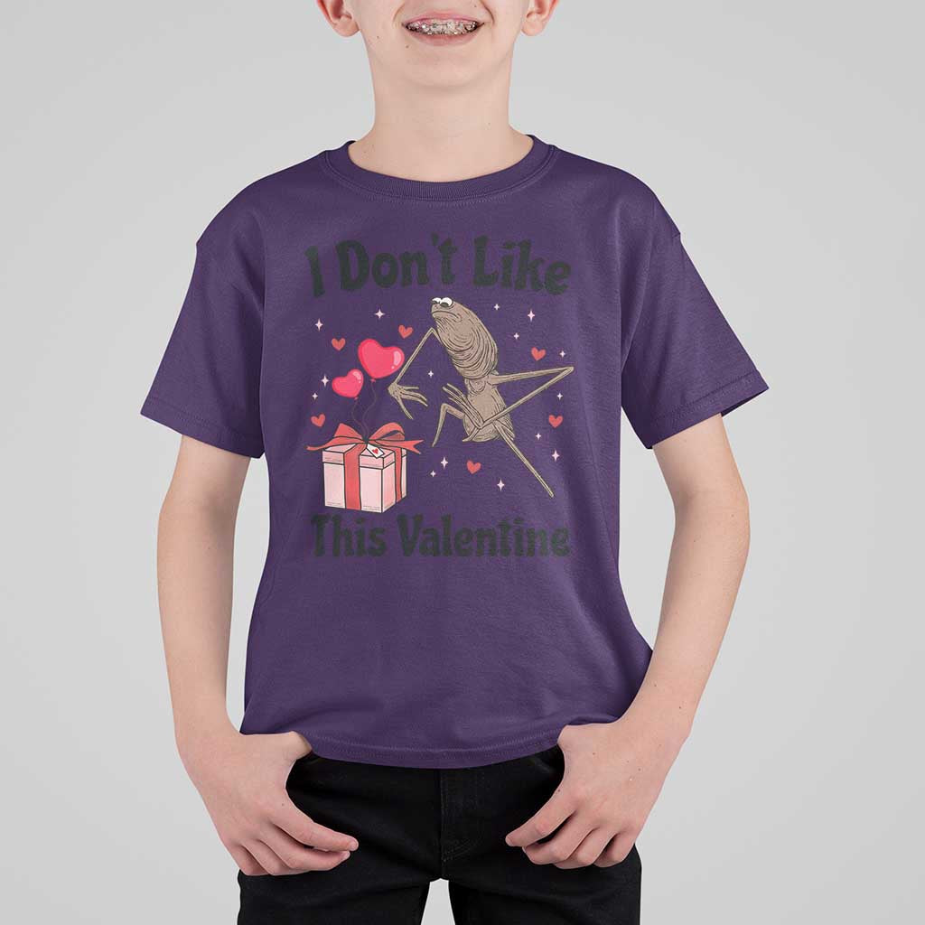 Marcus The Worm Meme T Shirt For Kid I Do Not Like This Valentine - Wonder Print Shop