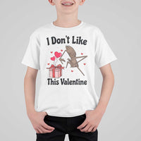 Marcus The Worm Meme T Shirt For Kid I Do Not Like This Valentine - Wonder Print Shop
