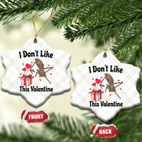 Marcus The Worm Meme Ceramic Ornament I Do Not Like This Valentine - Wonder Print Shop