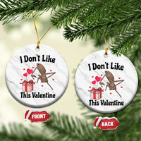 Marcus The Worm Meme Ceramic Ornament I Do Not Like This Valentine - Wonder Print Shop