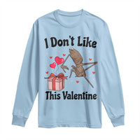 Marcus The Worm Meme Long Sleeve Shirt I Do Not Like This Valentine - Wonder Print Shop