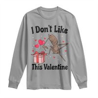 Marcus The Worm Meme Long Sleeve Shirt I Do Not Like This Valentine - Wonder Print Shop