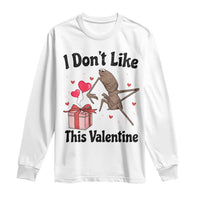 Marcus The Worm Meme Long Sleeve Shirt I Do Not Like This Valentine - Wonder Print Shop