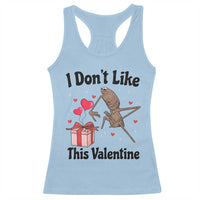Marcus The Worm Meme Racerback Tank Top I Do Not Like This Valentine - Wonder Print Shop