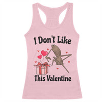 Marcus The Worm Meme Racerback Tank Top I Do Not Like This Valentine - Wonder Print Shop