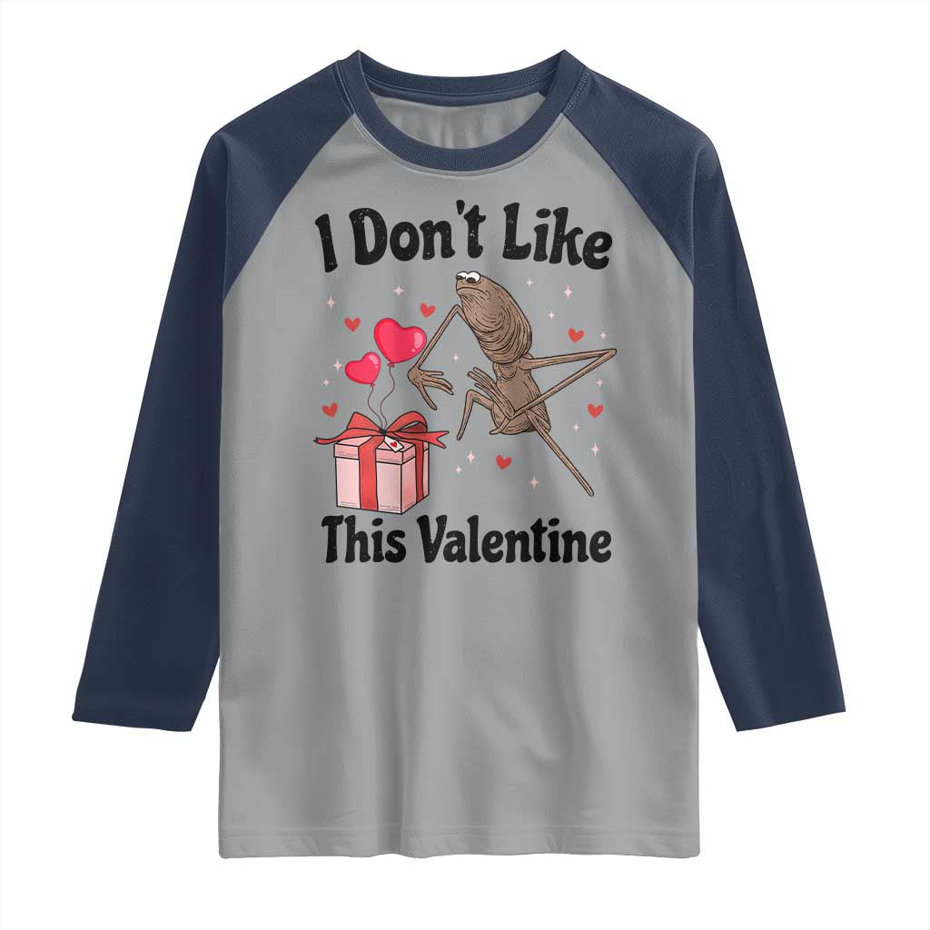 Marcus The Worm Meme Raglan Shirt I Do Not Like This Valentine - Wonder Print Shop