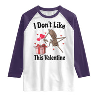 Marcus The Worm Meme Raglan Shirt I Do Not Like This Valentine - Wonder Print Shop