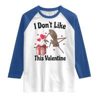 Marcus The Worm Meme Raglan Shirt I Do Not Like This Valentine - Wonder Print Shop