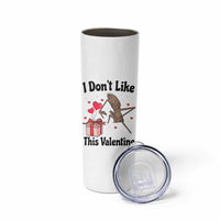 Marcus The Worm Meme Skinny Tumbler I Do Not Like This Valentine - Wonder Print Shop