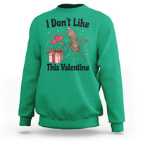 Marcus The Worm Meme Sweatshirt I Do Not Like This Valentine - Wonder Print Shop