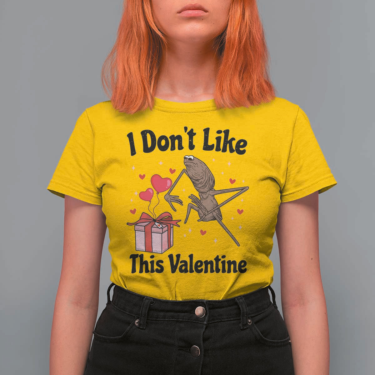 Marcus The Worm Meme T Shirt For Women I Do Not Like This Valentine - Wonder Print Shop