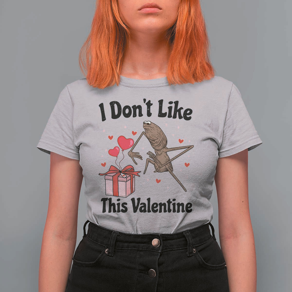 Marcus The Worm Meme T Shirt For Women I Do Not Like This Valentine - Wonder Print Shop