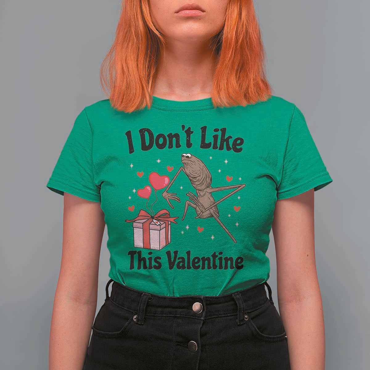 Marcus The Worm Meme T Shirt For Women I Do Not Like This Valentine - Wonder Print Shop