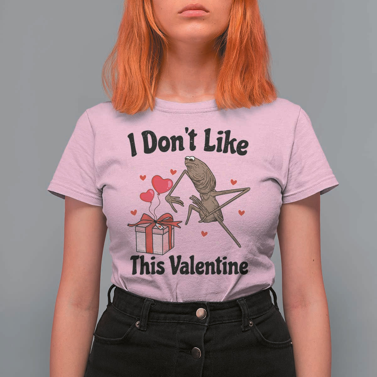 Marcus The Worm Meme T Shirt For Women I Do Not Like This Valentine - Wonder Print Shop