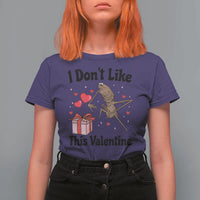 Marcus The Worm Meme T Shirt For Women I Do Not Like This Valentine - Wonder Print Shop
