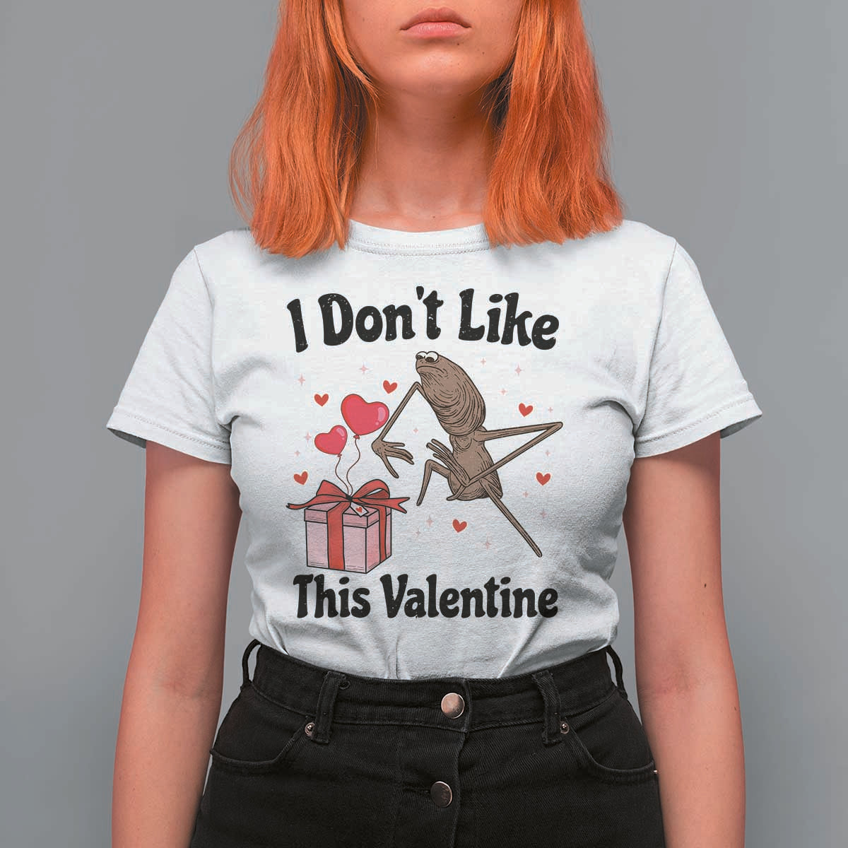 Marcus The Worm Meme T Shirt For Women I Do Not Like This Valentine - Wonder Print Shop