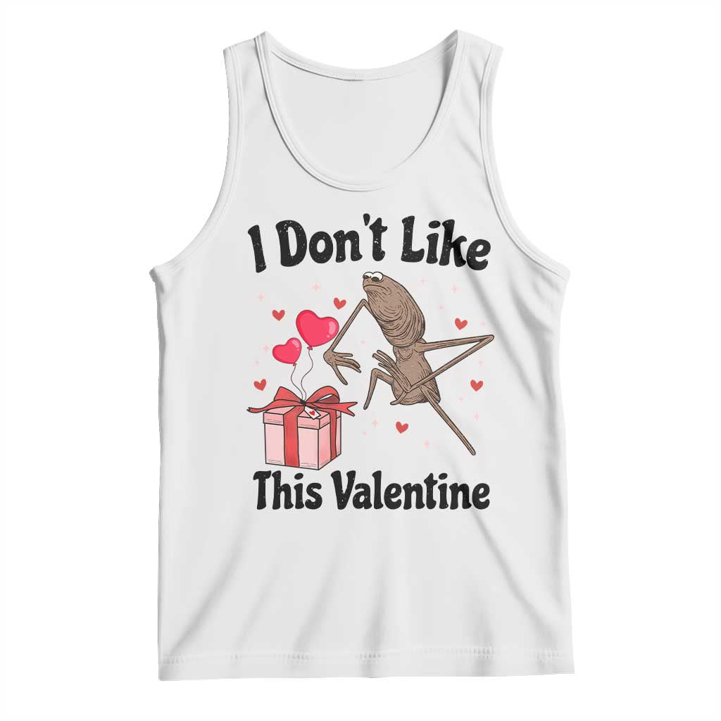 Marcus The Worm Meme Tank Top I Do Not Like This Valentine - Wonder Print Shop