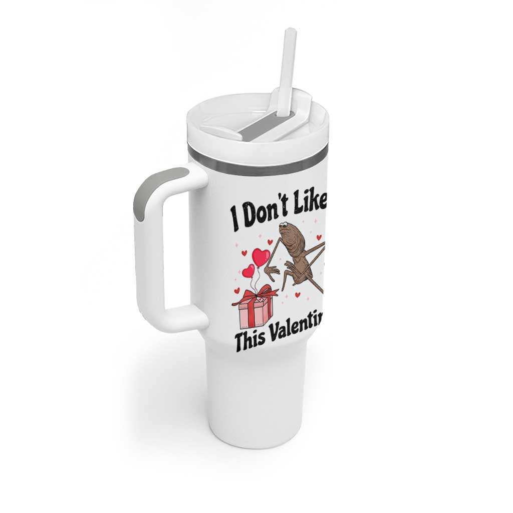 Marcus The Worm Meme Tumbler With Handle I Do Not Like This Valentine - Wonder Print Shop