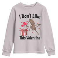 Marcus The Worm Meme Youth Sweatshirt I Do Not Like This Valentine - Wonder Print Shop