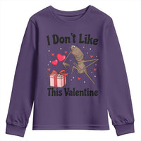 Marcus The Worm Meme Youth Sweatshirt I Do Not Like This Valentine - Wonder Print Shop