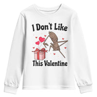 Marcus The Worm Meme Youth Sweatshirt I Do Not Like This Valentine - Wonder Print Shop