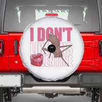 Marcus The Worm Funny Valentine Meme Spare Tire Cover I Don't Like This Valentine