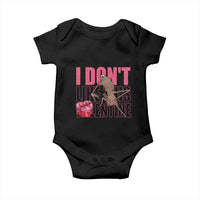 Marcus The Worm Funny Valentine Meme Baby Onesie I Don't Like This Valentine