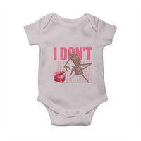 Marcus The Worm Funny Valentine Meme Baby Onesie I Don't Like This Valentine