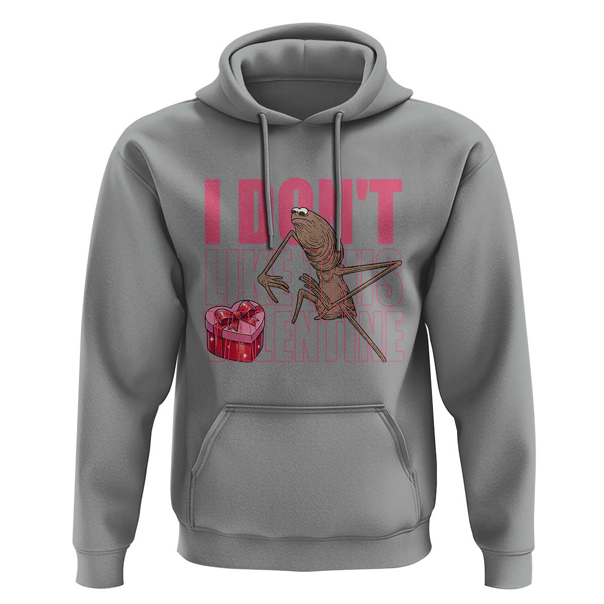 Marcus The Worm Funny Valentine Meme Hoodie I Don't Like This Valentine