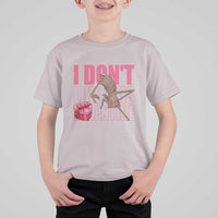Marcus The Worm Funny Valentine Meme T Shirt For Kid I Don't Like This Valentine