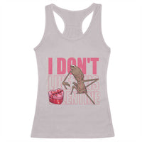 Marcus The Worm Funny Valentine Meme Racerback Tank Top I Don't Like This Valentine