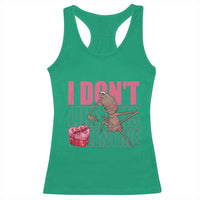 Marcus The Worm Funny Valentine Meme Racerback Tank Top I Don't Like This Valentine