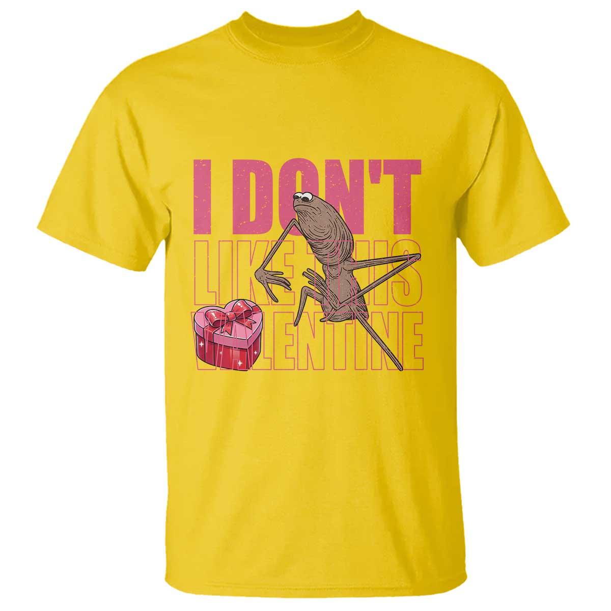 Marcus The Worm Funny Valentine Meme T Shirt I Don't Like This Valentine