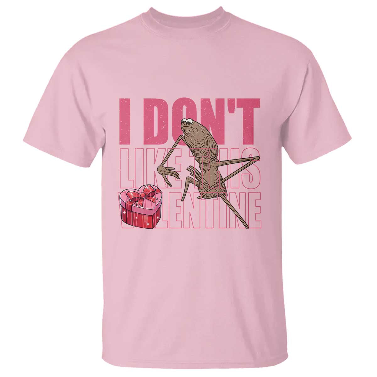Marcus The Worm Funny Valentine Meme T Shirt I Don't Like This Valentine