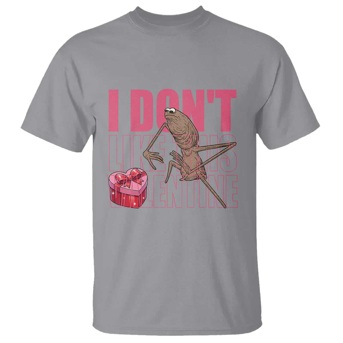 Marcus The Worm Funny Valentine Meme T Shirt I Don't Like This Valentine
