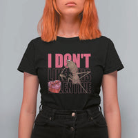 Marcus The Worm Funny Valentine Meme T Shirt For Women I Don't Like This Valentine