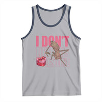 Marcus The Worm Funny Valentine Meme Tank Top I Don't Like This Valentine