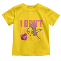 Marcus The Worm Funny Valentine Meme Toddler T Shirt I Don't Like This Valentine